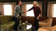 Michael and Cane sealed Michael's new job with a handshake on The Young and the Restless | Image: CBS
